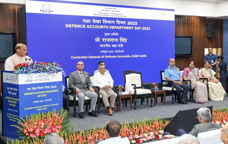 Raksha Mantri Rajnath Singh launches several digital initiatives of Defence Accounts Department during its 276th Annual Day celebrations in New Delhi