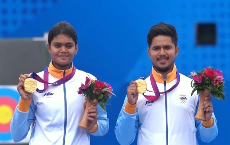 भारत ने हांगचोओ एशियाई खेलों में 74 पदक जीतकर अब तक सर्वश्रेष्ठ प्रदर्शन किया, तीरंदाजी के मिक्स्ड स्पर्धा में स्वर्ण और बॉक्सिंग में लवलीना ने रजत पदक जीता