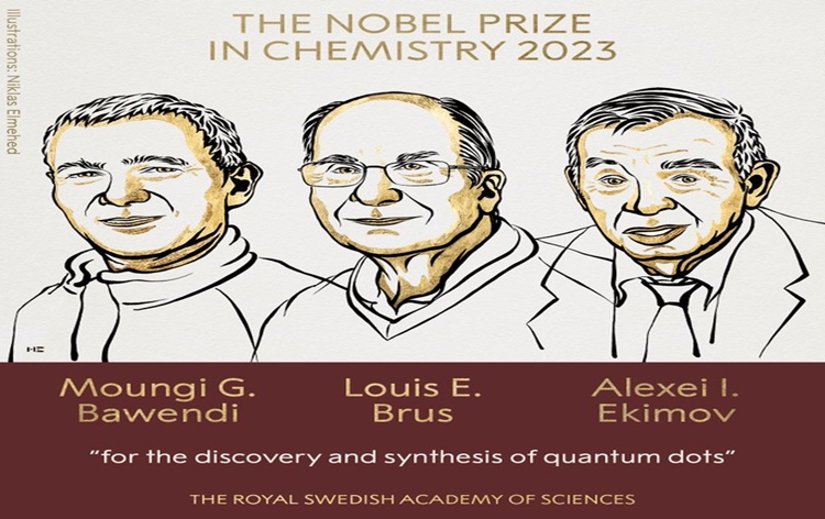 Moungi G Bawendi, Louis E Brus, and Alexei Ekimov win Nobel Prize in Chemistry for 2023 for their discovery & synthesis of quantum dots