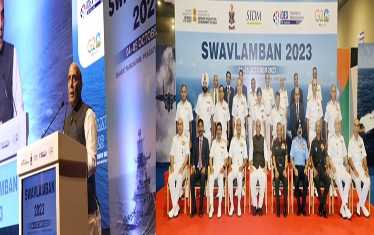 Raksha Mantri Rajnath Singh launches Navy's updated indigenous programme Swavalamban 2.0