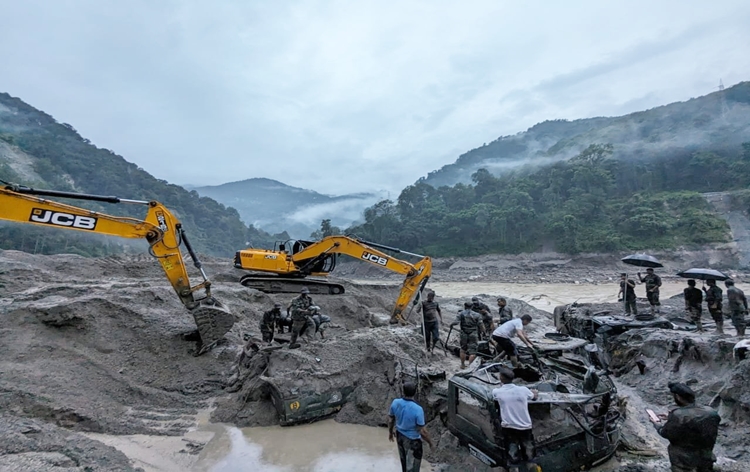 Death toll due to flash flood in Sikkim rises to 14; around 102 reported missing