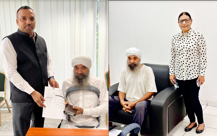 Indian Consulate in Dubai helps partially blind Indian national return home after clearing his civil case