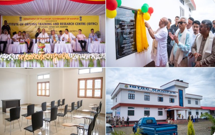 Manipur CM N. Biren Singh inaugurates Institute of Driving Training and Research Centre constructed in Imphal