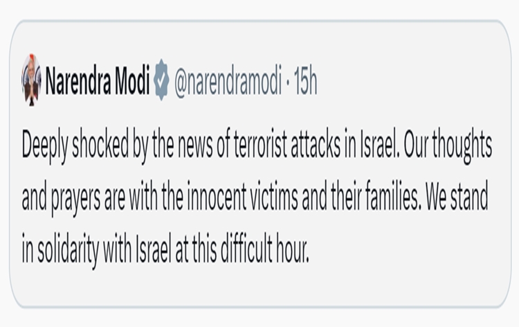 Israel's Ambassador to India Naor Gilon thanks PM Modi for moral support