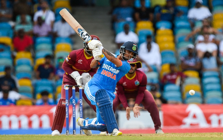 India beat West Indies by 5 wickets in first ODI Cricket at Kensington Oval in Barbados