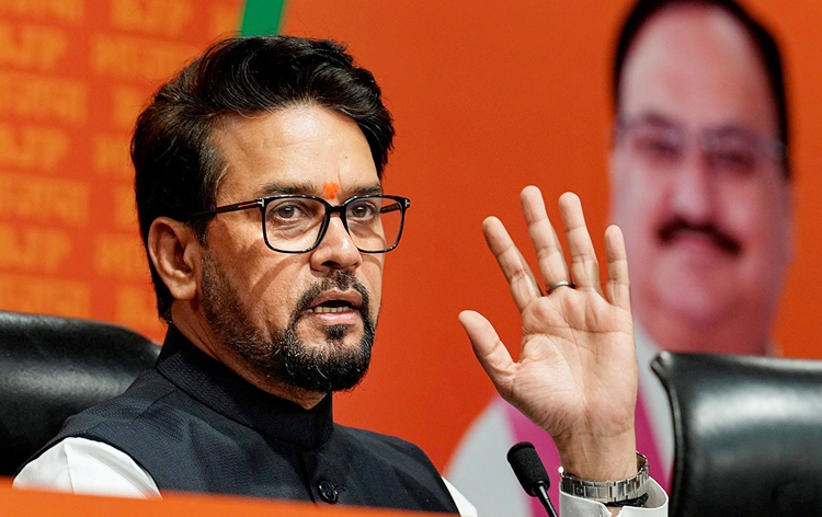 Union Minister Anurag Thakur hits out at Congress over Randeep Singh Surjewala's remarks