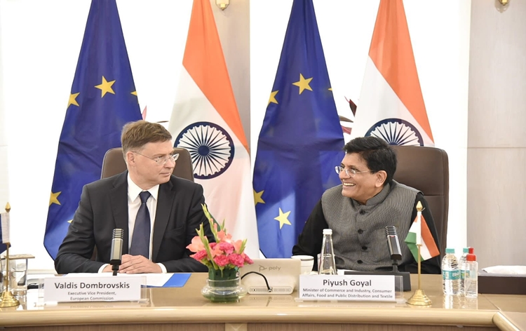 The third High-Level Dialogue between India and European Union held in New Delhi