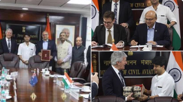 India, New Zealand sign MoU to boost Cooperation in Civil Aviation