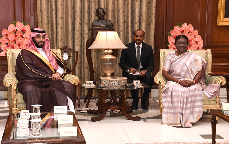 Prez Droupadi Murmu hosts banquet for Crown Prince and Saudi Arabia PM at Rashtrapati Bhavan