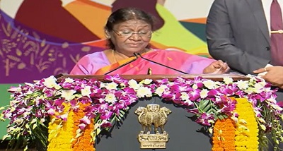 राष्ट्रपति द्रौपदी मुर्मु ने किसानों के अधिकारों पर पहली वैश्विक संगोष्ठी का किया उद्घाटन