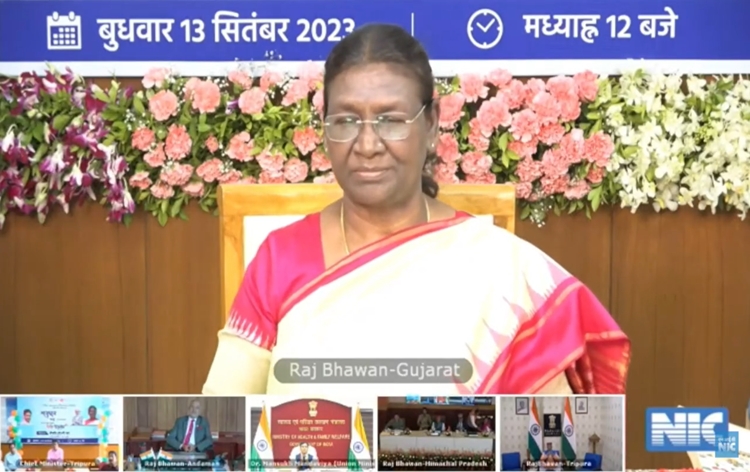 President Droupadi Murmu launches Ayushman Bhav campaign to achieve universal health coverage and ensuring healthcare for all