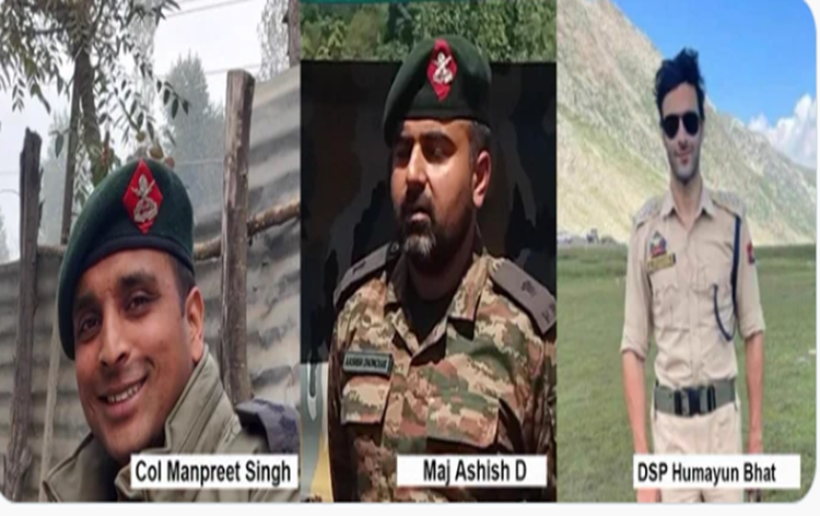 Army colonel, Major and DSP make supreme sacrifice fighting terrorists in J&K's Anantnag