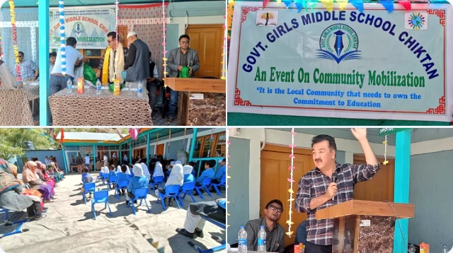 Ladakh: Enrolment Drive conducted at Govt Girls Middle School Zgang Chiktan under MEIGS