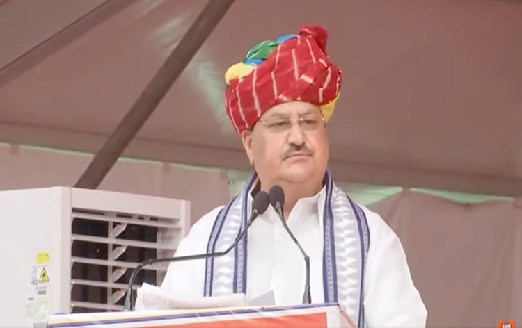 Rajasthan: BJP President JP Nadda flags off Parivartan Sankalp Yatra from Sawai Madhopur