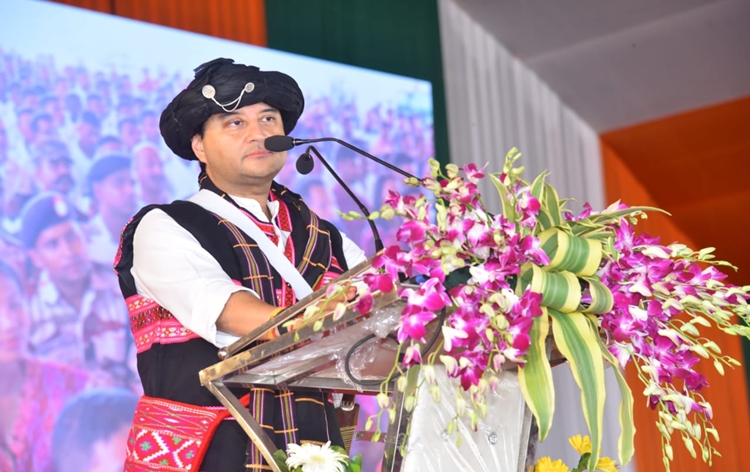 Union Minister Jyotiraditya Scindia inaugurates New Terminal Building at Tezu Airport in Arunachal Pradesh