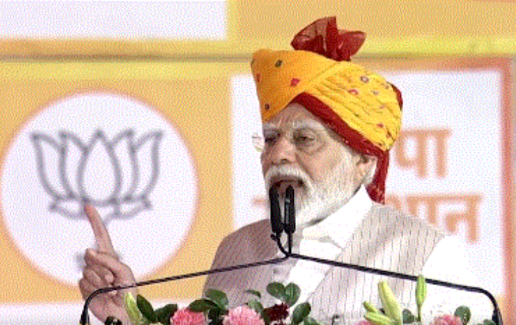 प्रधानमंत्री नरेंद्र मोदी ने जयपुर में परिवर्तन संकल्प महासभा को किया संबोधित
