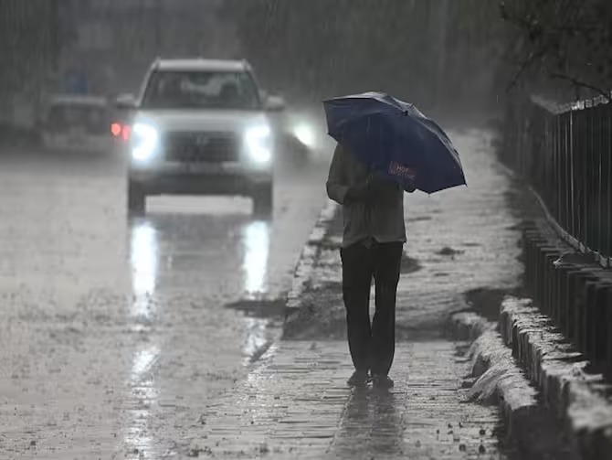 राज्य के कई इलाकों में दोपहर बाद हुई बारिश
