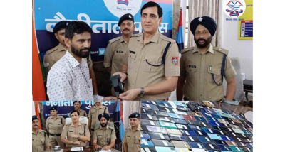 नैनीताल पुलिस ने 3 करोड़ रुपये से अधिक के 630 मोबाइल फोन उनके स्वामियों को लौटाये