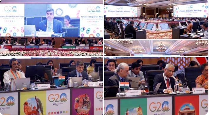 Finance Deputies of G20 countries hold meeting in New Delhi ahead of G20 Leaders Summit