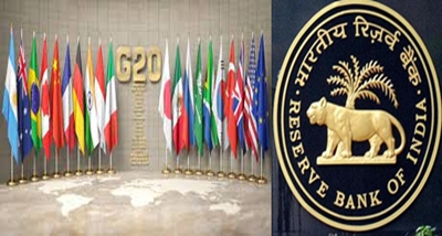 RBI exhibition pavilion being set up at 18th G20 Summit in New Delhi