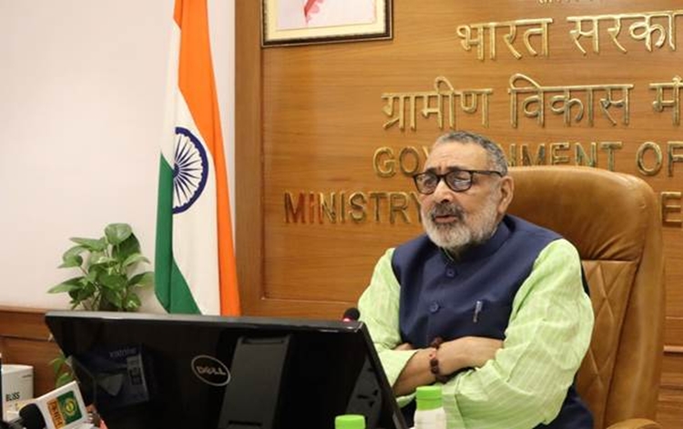 Union Minister Giriraj Singh chairs a National Conclave on enabling two crore Lakhpati Didi's organised by DAY-NRLM in New Delhi