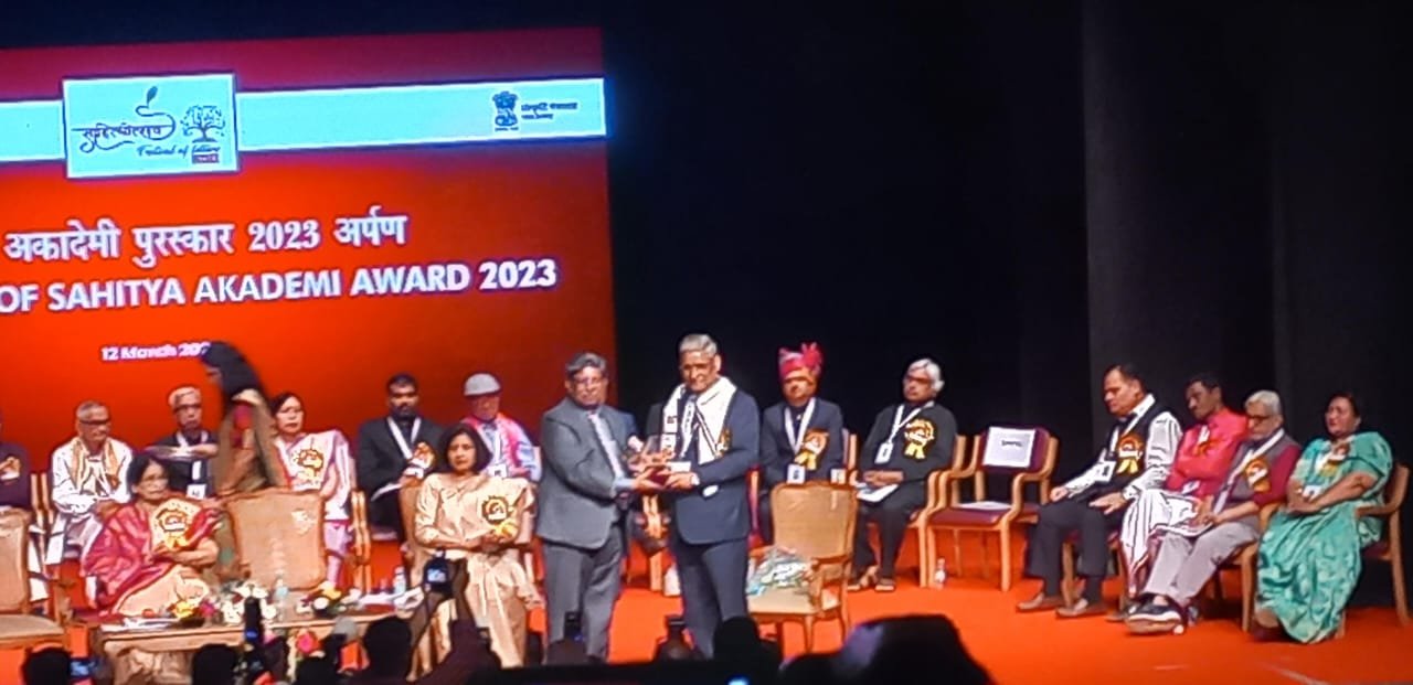 Sahitya Akademi Awards for the year 2023 conferred upon distinguished authors representing 24 languages of India