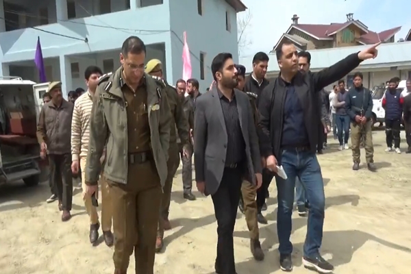 DEO Budgam assessed security arrangements including CCTV installation, safety measures, water, electricity supply and other required arrangements at Baramulla Parliamentary Constituency