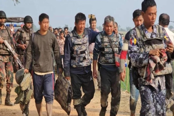 Bangladesh repatriates 288 members of Myanmar’s security forces who had sought refuge across border