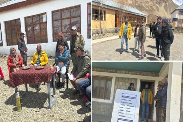 Returning Officer for Ladakh Lok Sabha Parliamentary election conducts inspection visit to Zanskar Sub Division