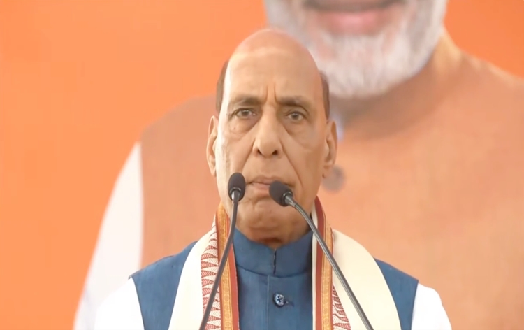 Rajnath Singh Stresses BJP’s Anti-Corruption Record and Development Focus