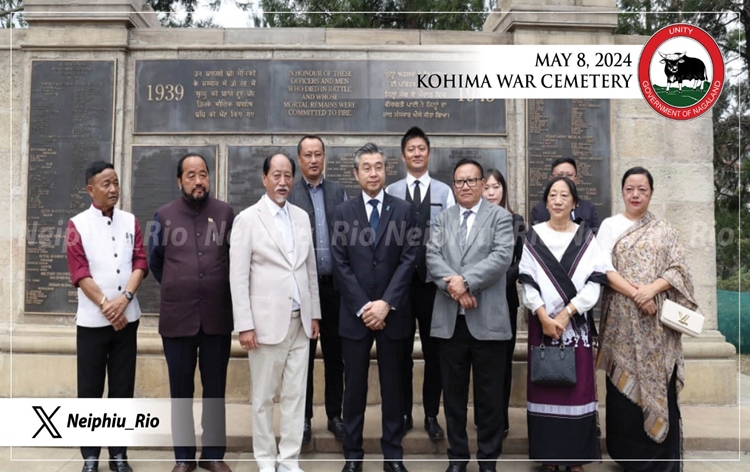 Japan’s Ambassador Inaugurates Kohima Peace Memorial and Eco Park with Nagaland CM