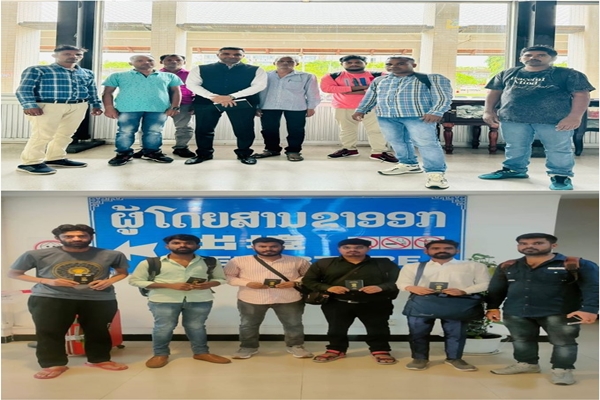 13 Indians successfully rescued and repatriated from Laos