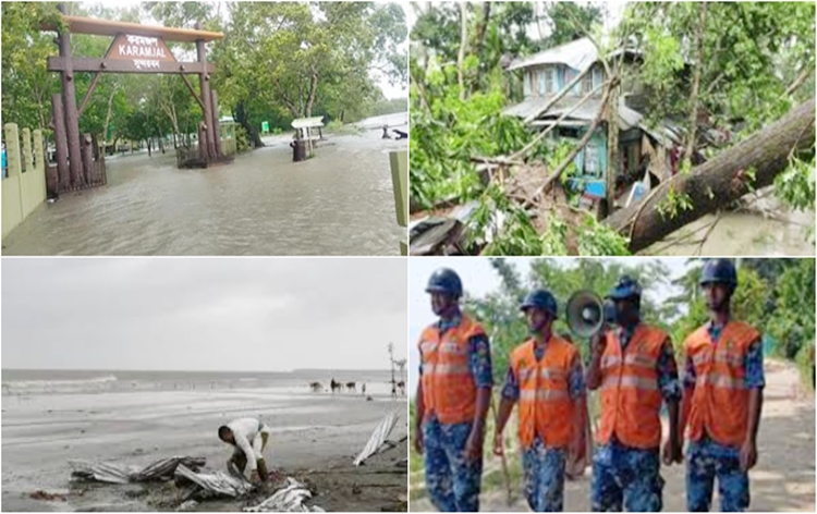 Cyclone Remal Leaves Trails Of Destruction; Sylhet At Flood Risk