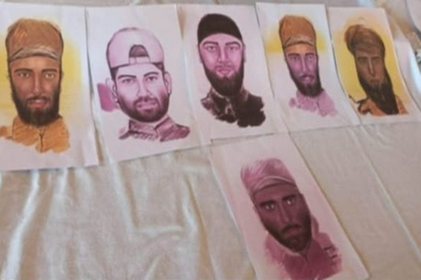 J&K: Police releases sketches of 6 terrorists involved in Basantgarh encounter