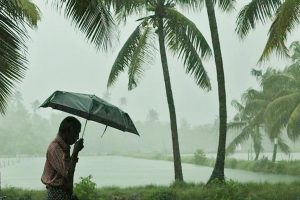 Orange alert for rain issued in seven districts of Keralam