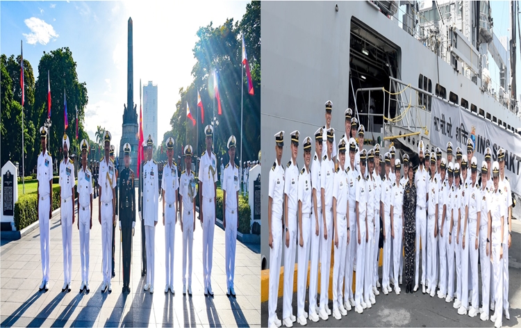 Indian Navy Ships complete Manila visit as part of operational deployment to South China Sea