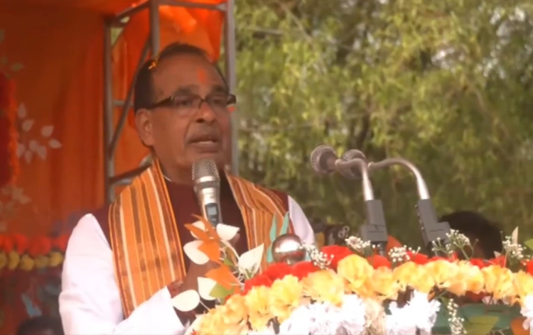 BJP Leader Shivraj Singh Chouhan Addresses Public Meeting in West Bengal