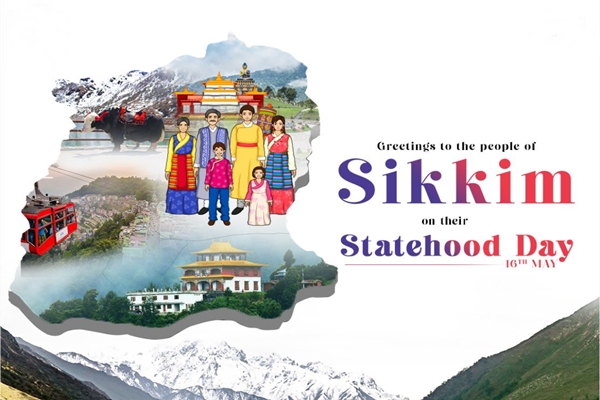 President & Prime Minister greeted people of Sikkim on Statehood Day