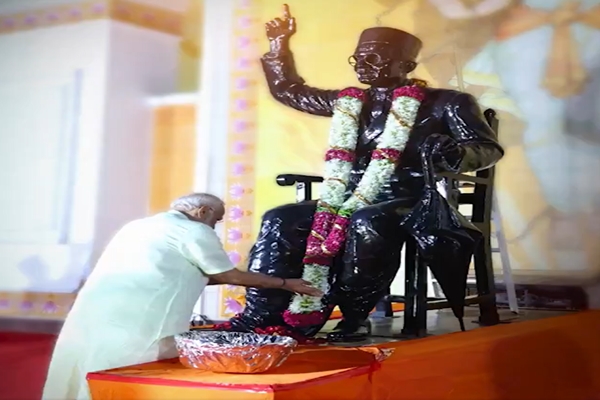 PM Modi pays tribute to great freedom fighter Veer Savarkar on his birth anniversary