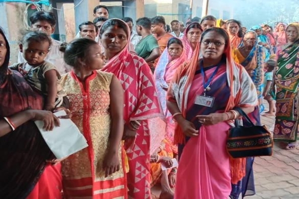 Polling underway in 58 constituencies in sixth phase of Lok Sabha elections; 39 per cent voter turnout recorded till 1 PM