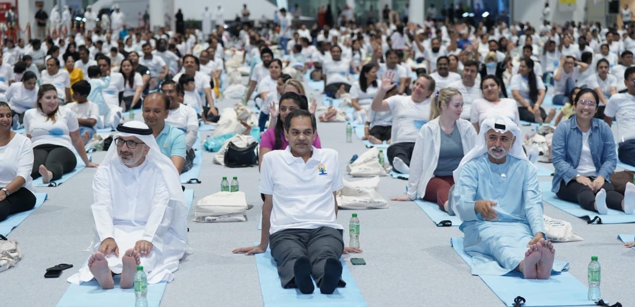 UAE Marks 10th International Day of Yoga with Massive Celebrations