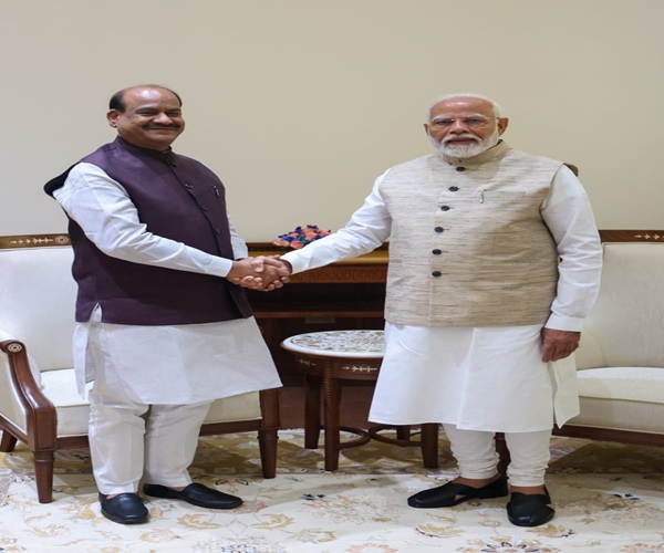 NDA nominee for Speaker post of Lok Sabha, Om Birla meets PM Modi 