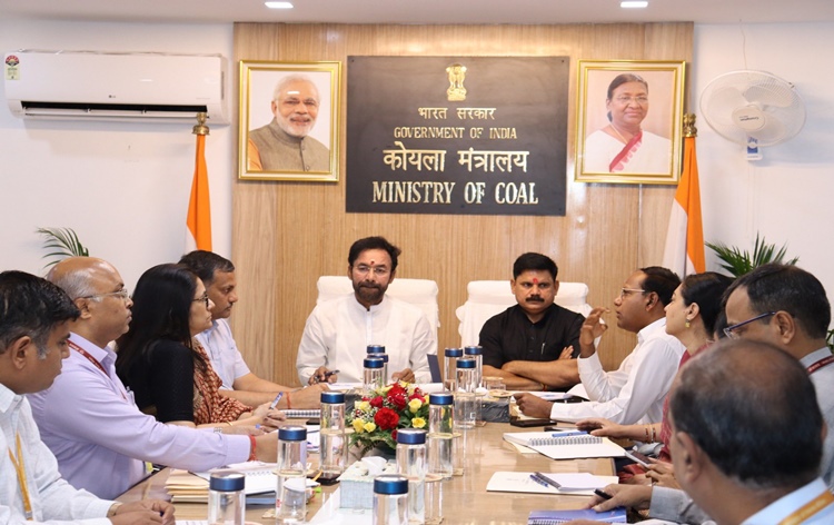 Coal and Mines Minister G. Kishan Reddy chairs review meeting in Delhi