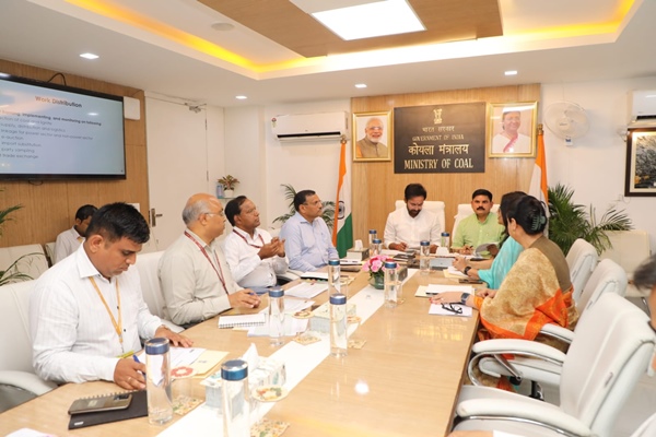 G. Kishan Reddy holds meeting with officials of Coal Ministry to review management of captive and commercial coal blocks