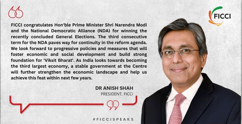 FICCI & ASSOCHAM congratulates Narendra Modi for taking oath as PM