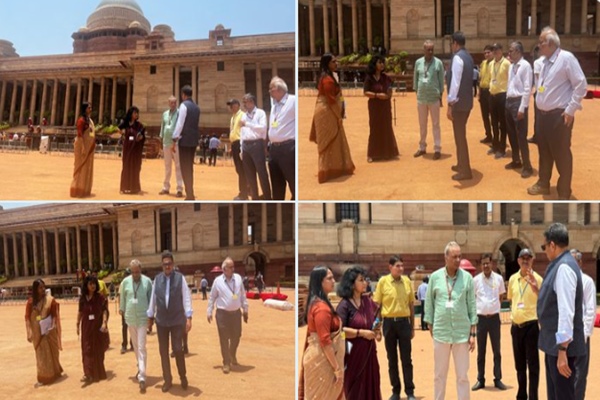 I&B Secy Sanjay Jaju reviews set-up for coverage of swearing-in ceremony in New Delhi