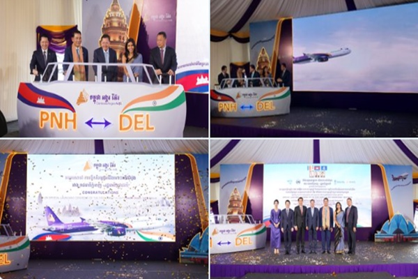 First direct flight launched between India and Cambodia