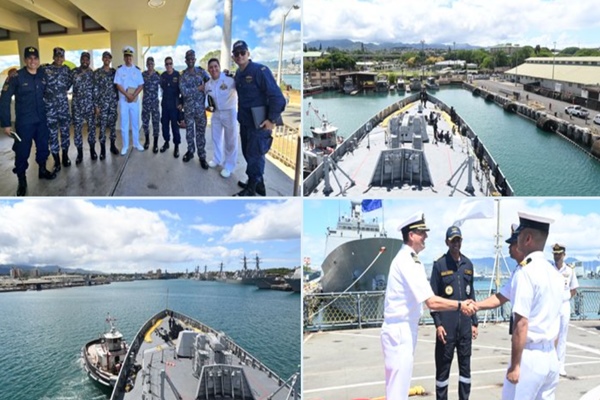 INS Shivalik joins RIMPAC exercise in Hawaii