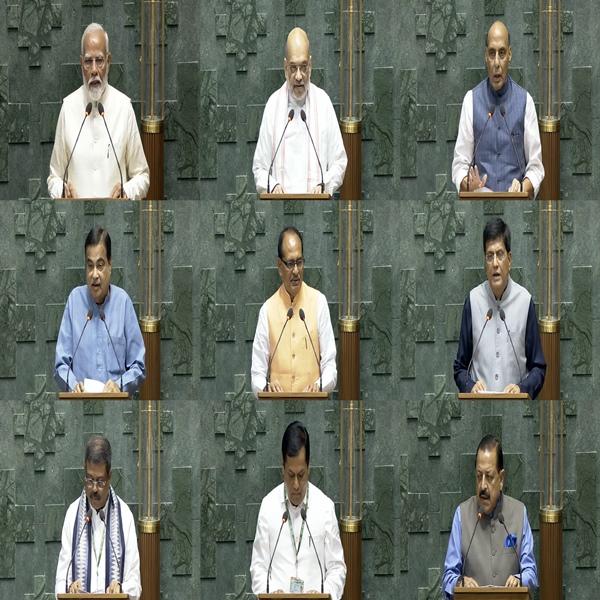 Newly elected members of 18th Lok Sabha take oath on first day of inaugural session