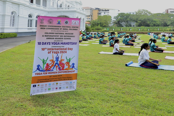 Indian High Commission and Sri Lanka’s Eastern Province Tourism Bureau organised mega yoga event